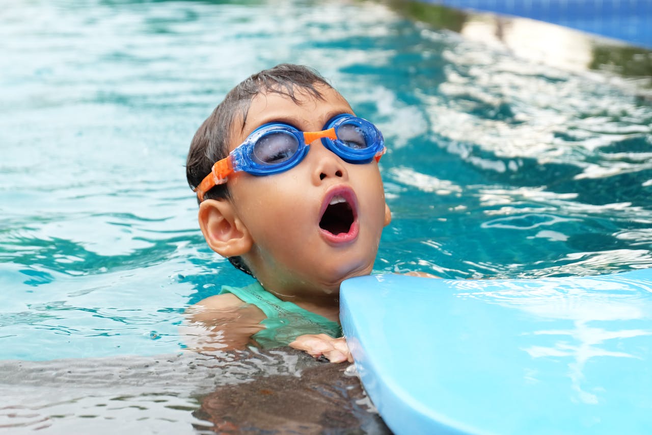 Boy in Swimming Pool